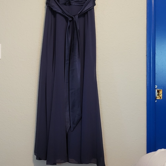 Marine/Navy Blue, Long Formal Gown - Picture 6 of 8